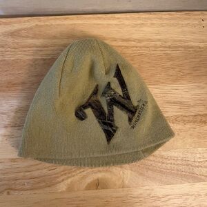 Winchester Signature Olive Green Knit Beanie with Black Label